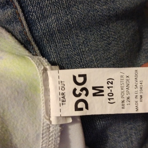 Neon green and grey Dicks Sporting Goods leggings - Picture 2 of 4